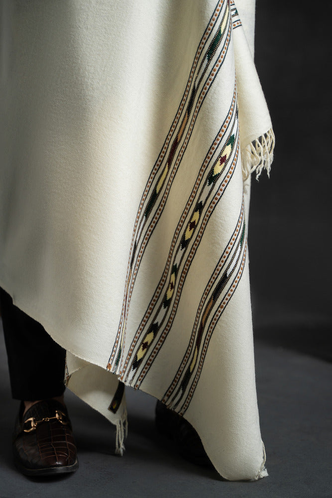 Royal Himalayan Border Shawl